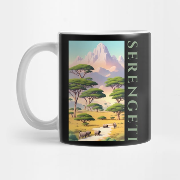 serengeti national park by Ghiblistrokes